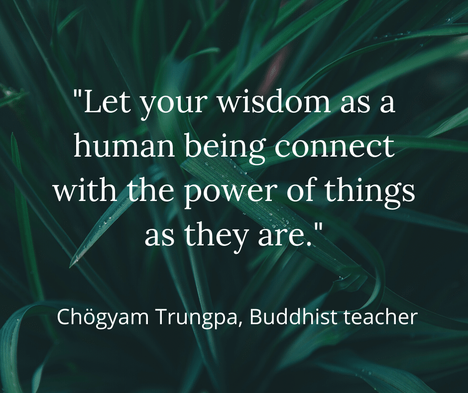 Connect wisdom to power